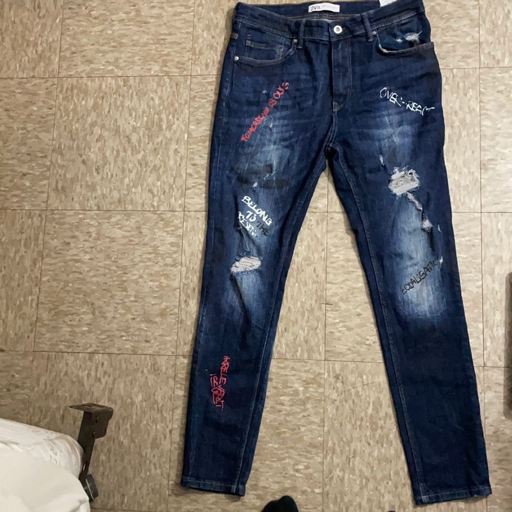 Zara, Skinny Jersey Jeans